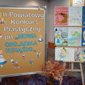 II Powiatowy Konkurs Plastyczny pn. "Nowa Okładka Książki"