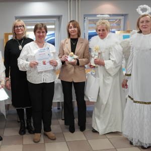 V Powiatowy Konkurs Plastyczny pn."Bożonarodzeniowy Anioł z masy solnej".