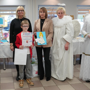 V Powiatowy Konkurs Plastyczny pn."Bożonarodzeniowy Anioł z masy solnej".