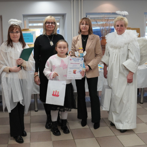 V Powiatowy Konkurs Plastyczny pn."Bożonarodzeniowy Anioł z masy solnej".