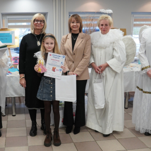 V Powiatowy Konkurs Plastyczny pn."Bożonarodzeniowy Anioł z masy solnej".