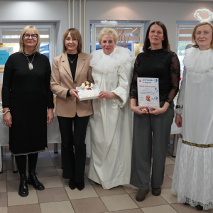 V Powiatowy Konkurs Plastyczny pn."Bożonarodzeniowy Anioł z masy solnej".