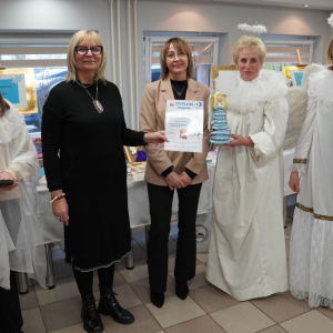 V Powiatowy Konkurs Plastyczny pn."Bożonarodzeniowy Anioł z masy solnej".