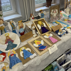 V Powiatowy Konkurs Plastyczny pn."Bożonarodzeniowy Anioł z masy solnej".