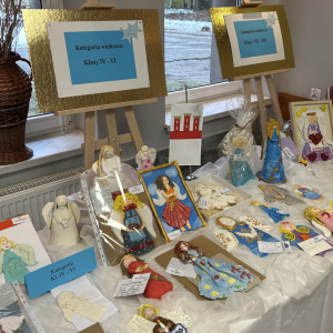 V Powiatowy Konkurs Plastyczny pn."Bożonarodzeniowy Anioł z masy solnej".