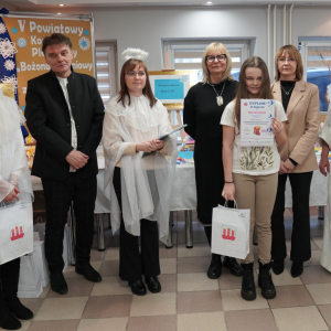 V Powiatowy Konkurs Plastyczny pn."Bożonarodzeniowy Anioł z masy solnej".