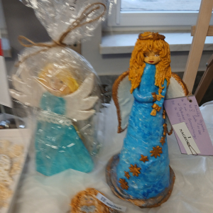 V Powiatowy Konkurs Plastyczny pn."Bożonarodzeniowy Anioł z masy solnej".