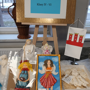 V Powiatowy Konkurs Plastyczny pn."Bożonarodzeniowy Anioł z masy solnej".