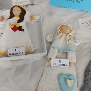 V Powiatowy Konkurs Plastyczny pn."Bożonarodzeniowy Anioł z masy solnej".