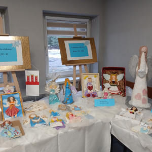 V Powiatowy Konkurs Plastyczny pn."Bożonarodzeniowy Anioł z masy solnej".