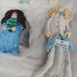 V Powiatowy Konkurs Plastyczny pn."Bożonarodzeniowy Anioł z masy solnej".
