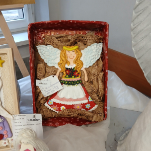 V Powiatowy Konkurs Plastyczny pn."Bożonarodzeniowy Anioł z masy solnej".