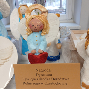 V Powiatowy Konkurs Plastyczny pn."Bożonarodzeniowy Anioł z masy solnej".