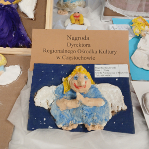 V Powiatowy Konkurs Plastyczny pn."Bożonarodzeniowy Anioł z masy solnej".