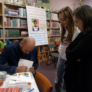 Wpisy autora na pamiątkę spotkania w Przyrowie