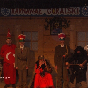 Wystep Grupy Kolędniczej "Herody" z Sygontki podczas Góralskiego Karnawału w Bukowinie Tatrzańskiej